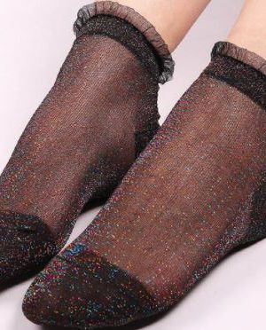 גרבים נוצצים צבעונים