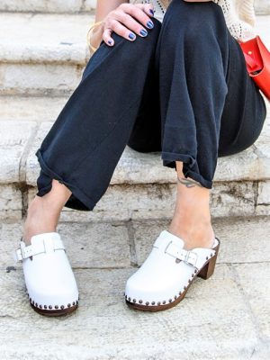 קבקבים לבנים מילי עם ניטים