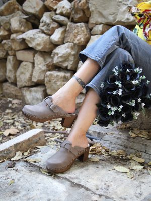 קבקבי עץ מילי אפור