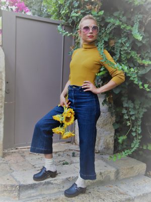 קבקבי עץ מילי כחול ניטים