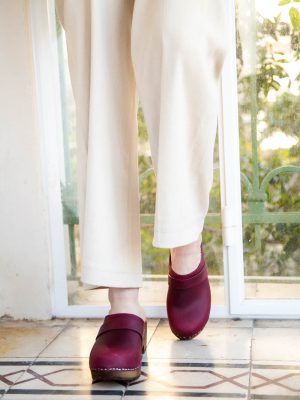 קבקבי עץ בורדו עקב בינוני