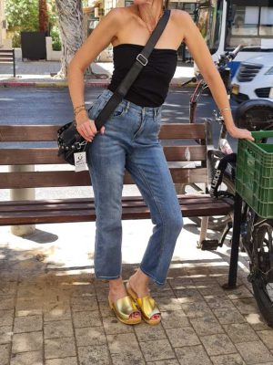 כפכפי עץ פיפ טו זהב