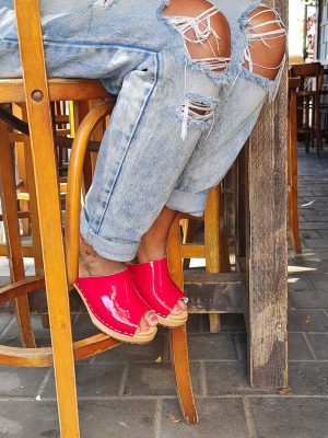 כפכף פיפ טו אדום לק