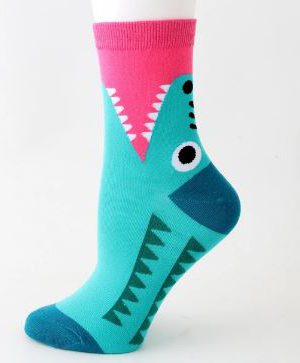 גרביים תנין ירוק