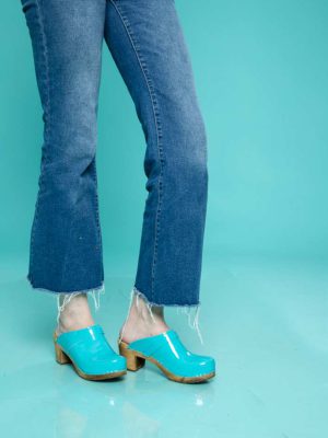 קבקבי עץ רונה טורקיז לק